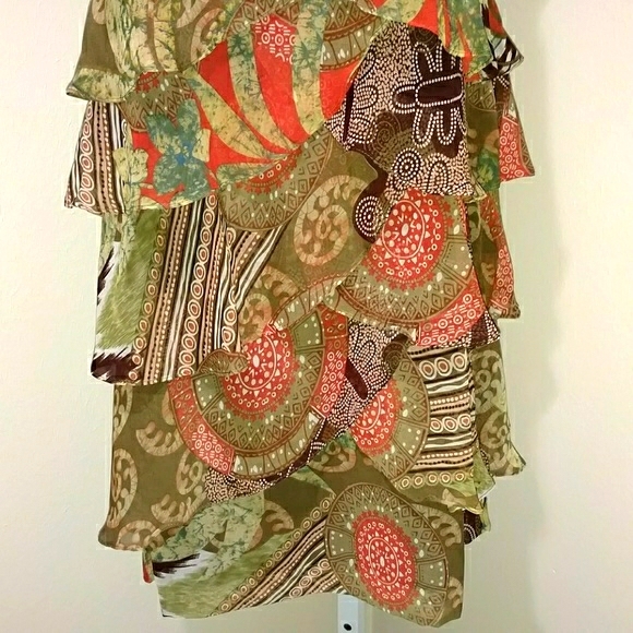 RB COLLECTION NEW YORK TIERED DRESS - Picture 6 of 7